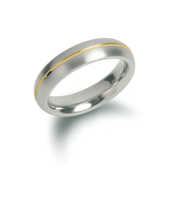 0130-02 Boccia Titanium Ring