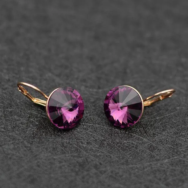 11 Colors, SWAROVSKI  Austrian Crystal Earrings