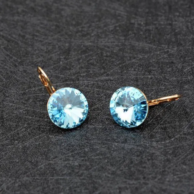 11 Colors, SWAROVSKI  Austrian Crystal Earrings