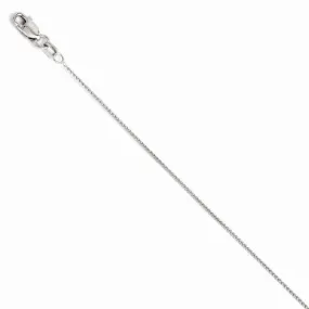 14K White Gold Baby Wheat Chain Bracelet