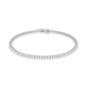 18ct White Gold .93ct Diamond Tennis Bracelet