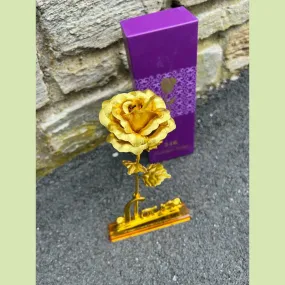 24K Gold Rose