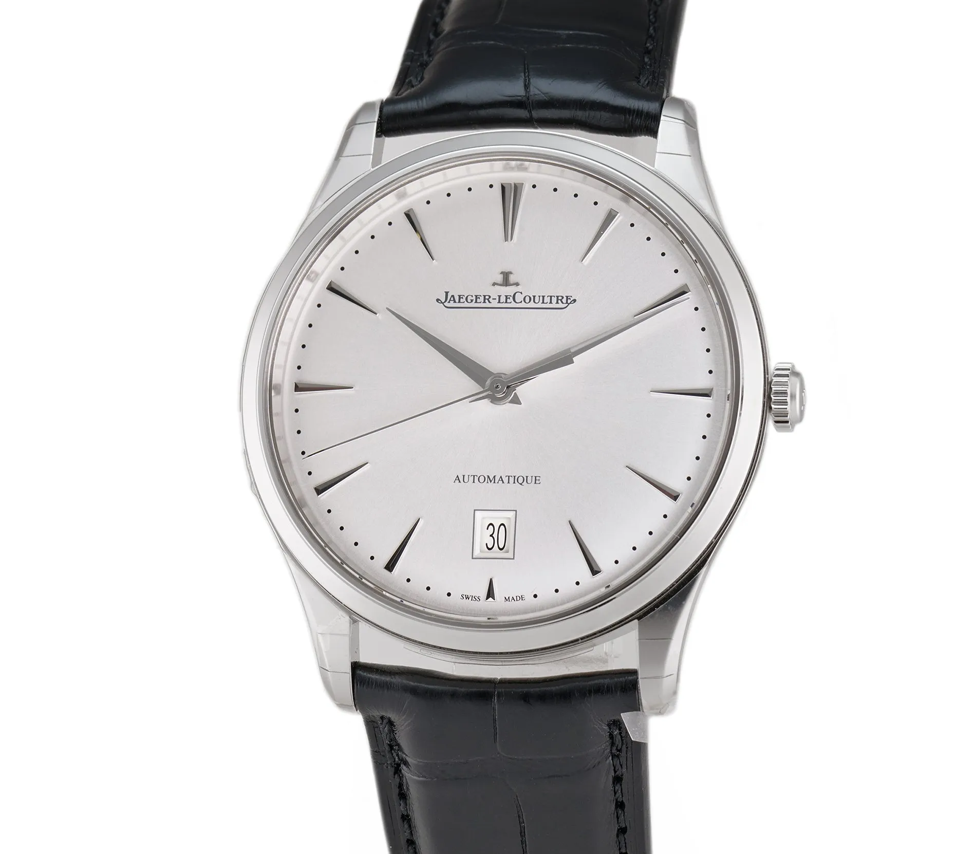 39mm Master Ultra Thin Date Steel Silver Dial