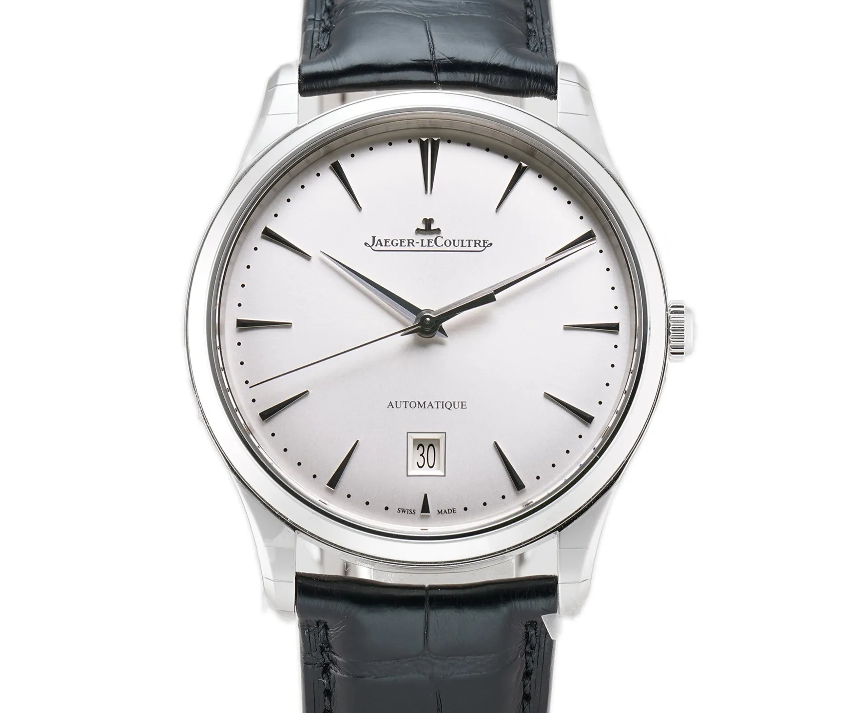39mm Master Ultra Thin Date Steel Silver Dial