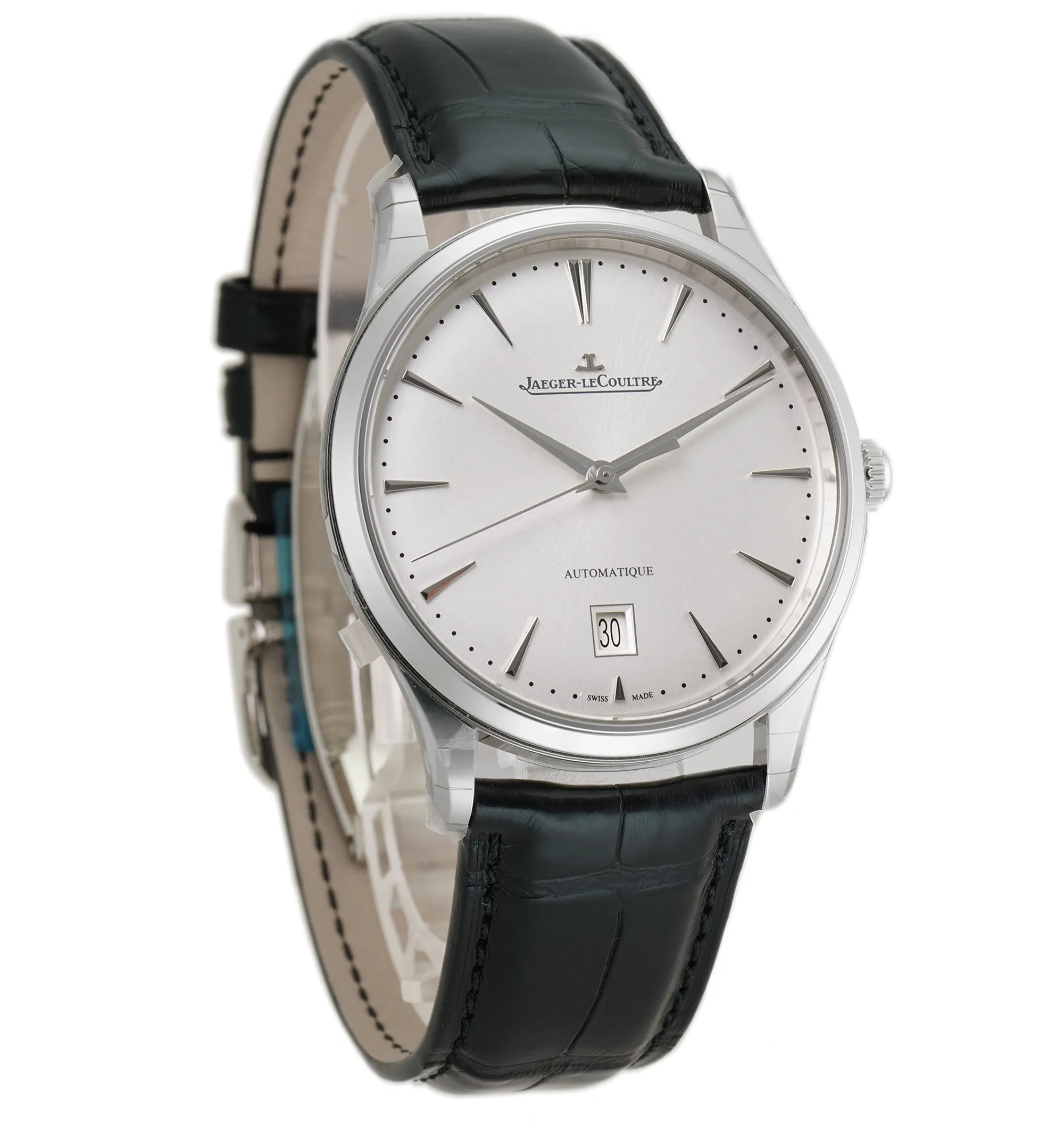 39mm Master Ultra Thin Date Steel Silver Dial