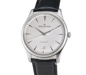 39mm Master Ultra Thin Date Steel Silver Dial