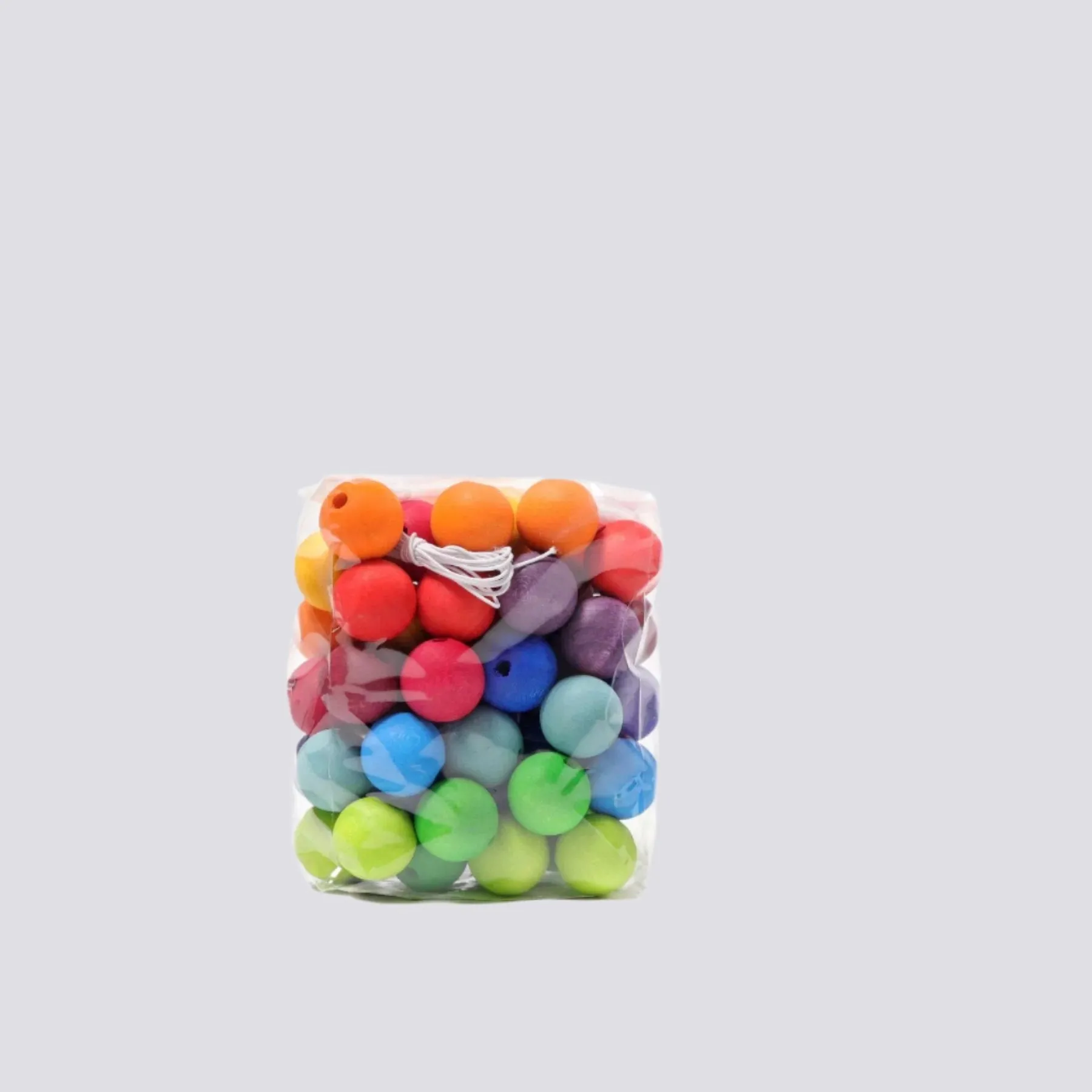 60 Wooden Beads