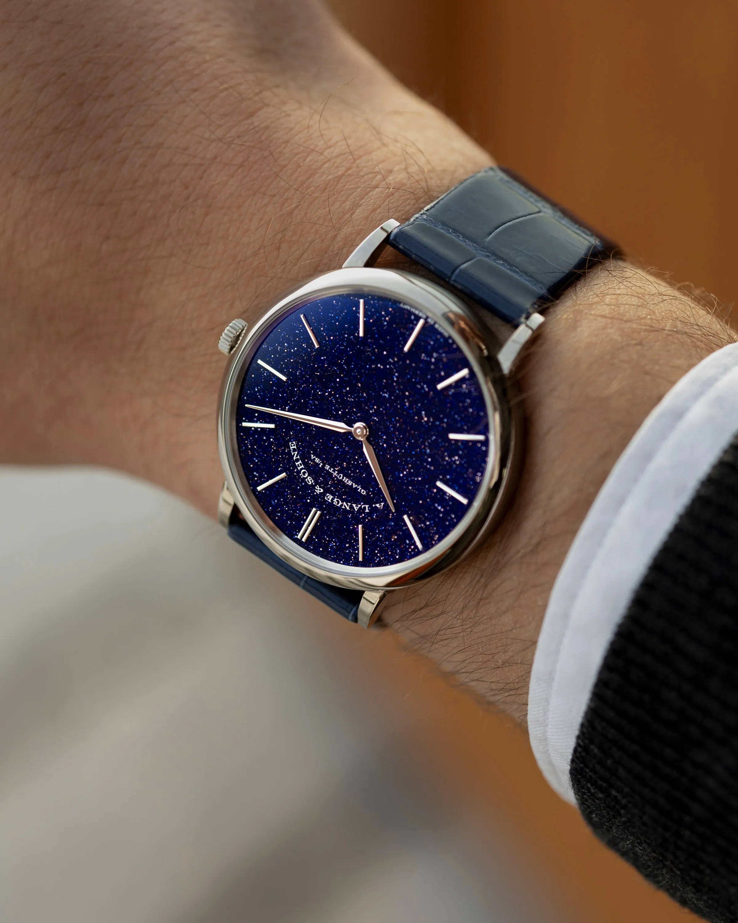 A. Lange & Söhne Saxonia Thin Gold Flux Blue