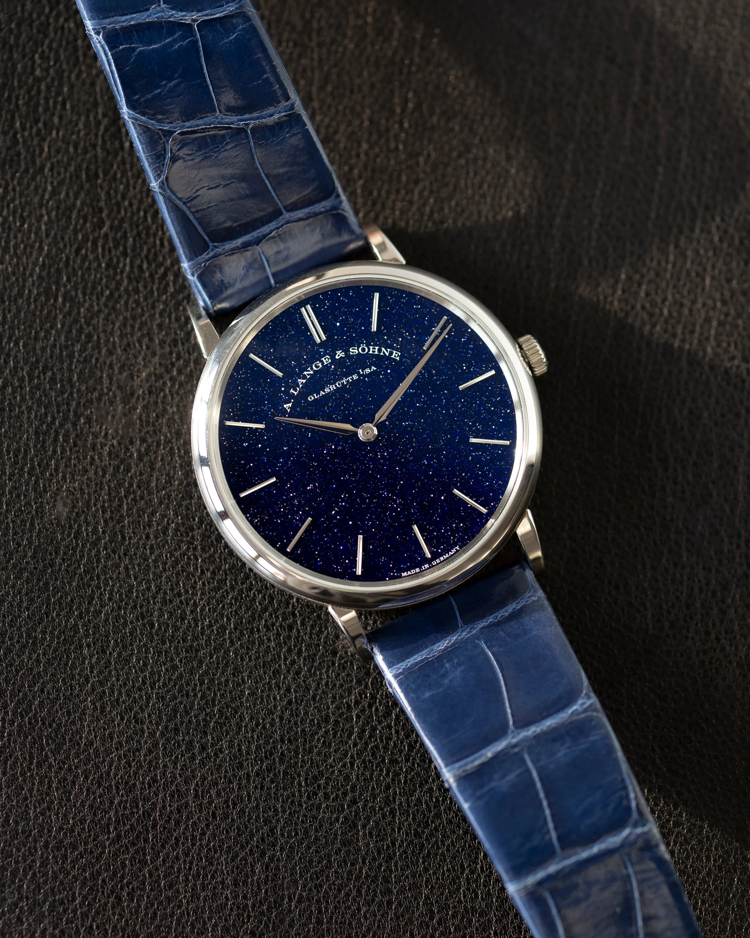 A. Lange & Söhne Saxonia Thin Gold Flux Blue