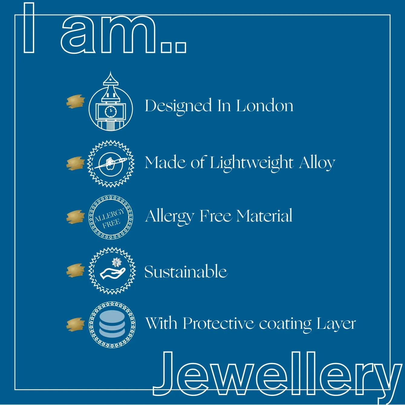 Accessorize London Women Gold Oval Drop Earrings