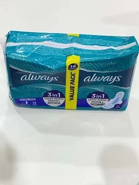 Always 3 in 1 Ultra Thin Pad