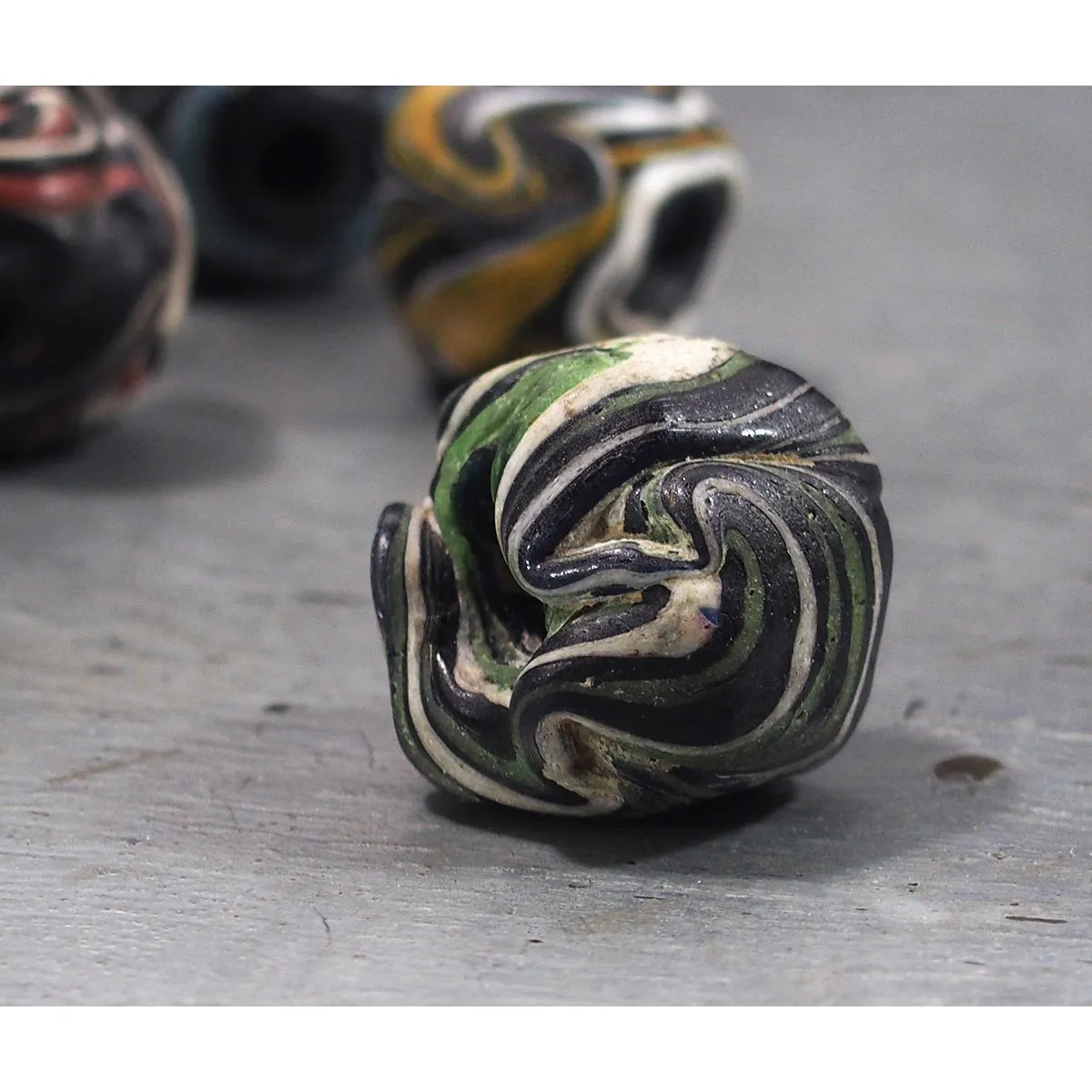 Antique Persian/Islamic Wound Bead, B LISTED AS INDIVIDUAL BEADS