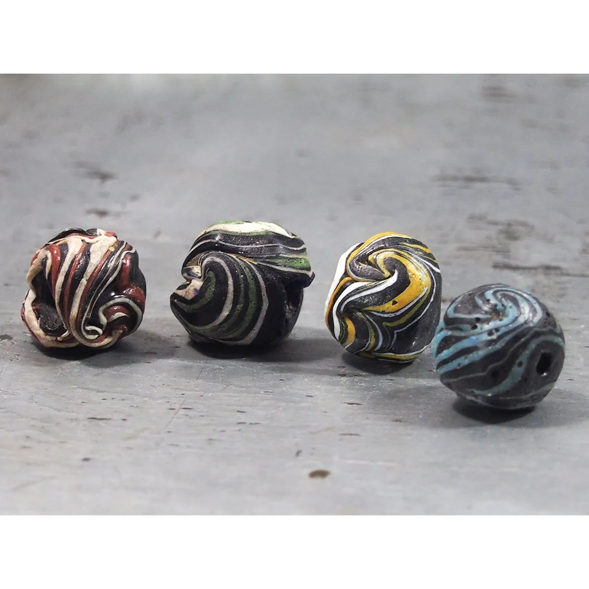 Antique Persian/Islamic Wound Bead, B LISTED AS INDIVIDUAL BEADS