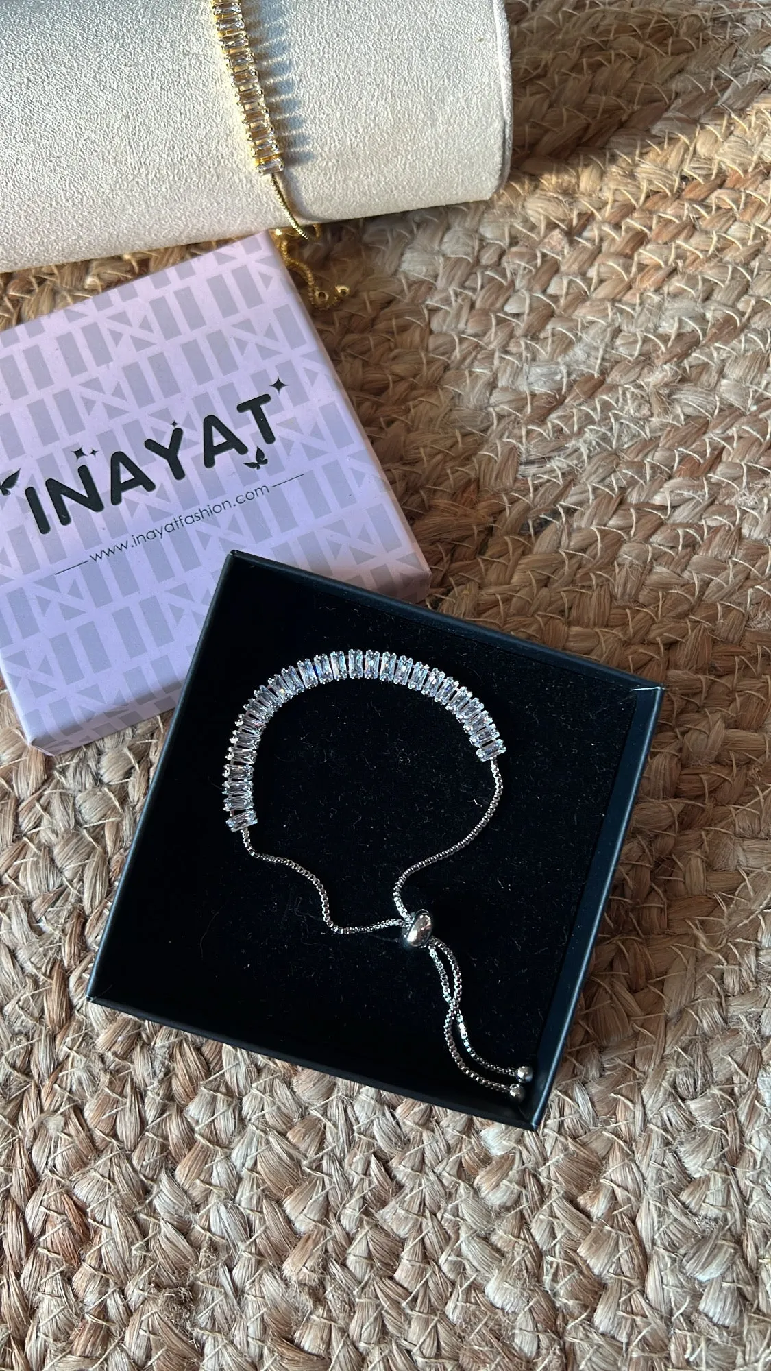 Baguette tennis bracelet