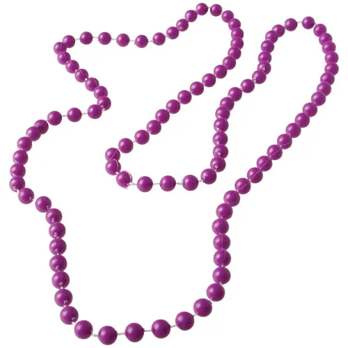 Bead Necklaces Purple Party Favor (pack of 12)