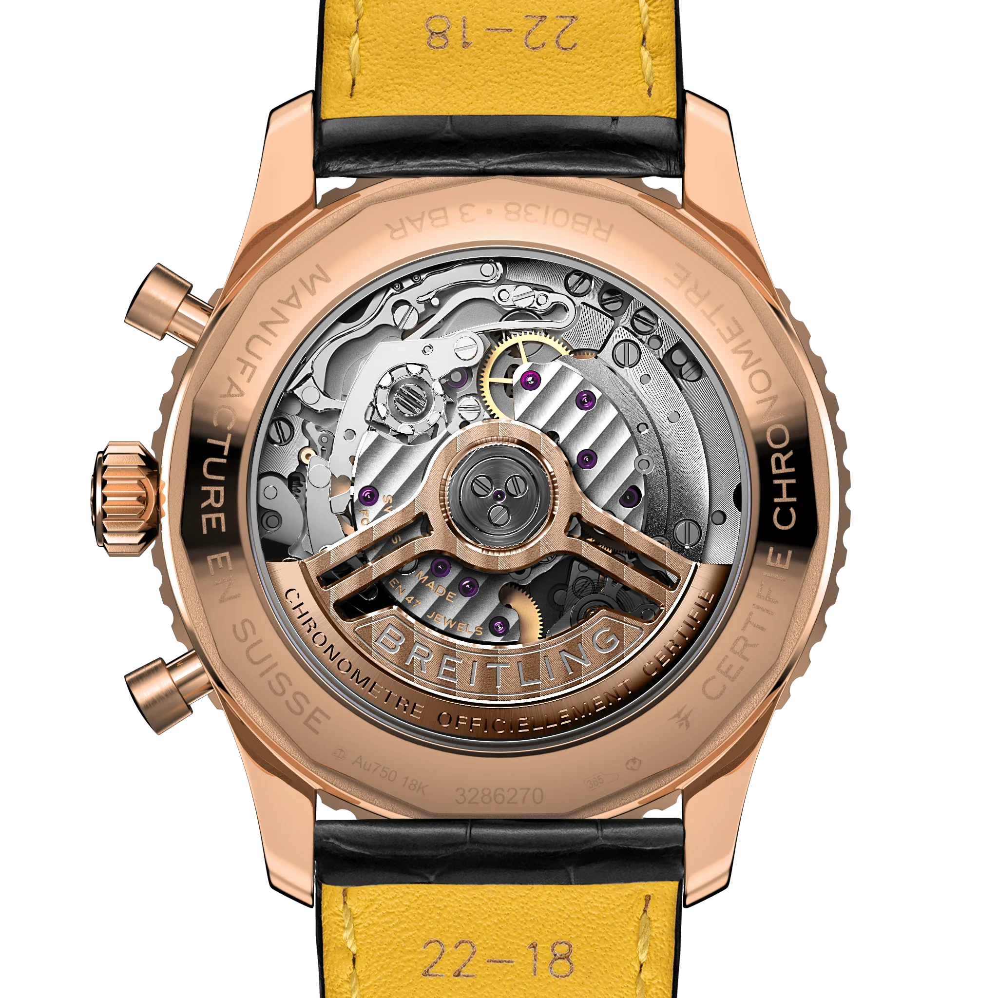 BRT Watch Navitimer B1 Chronograph 43 18K Red Gold