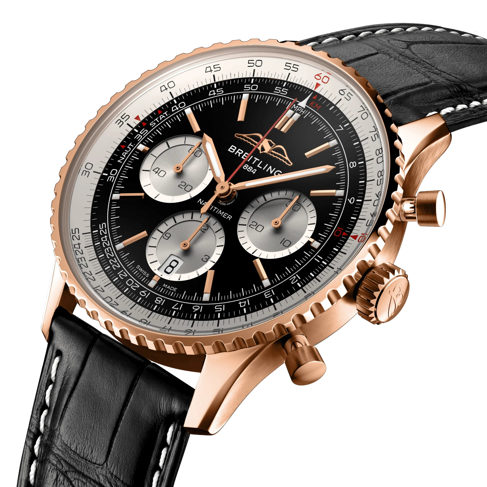 BRT Watch Navitimer B1 Chronograph 43 18K Red Gold