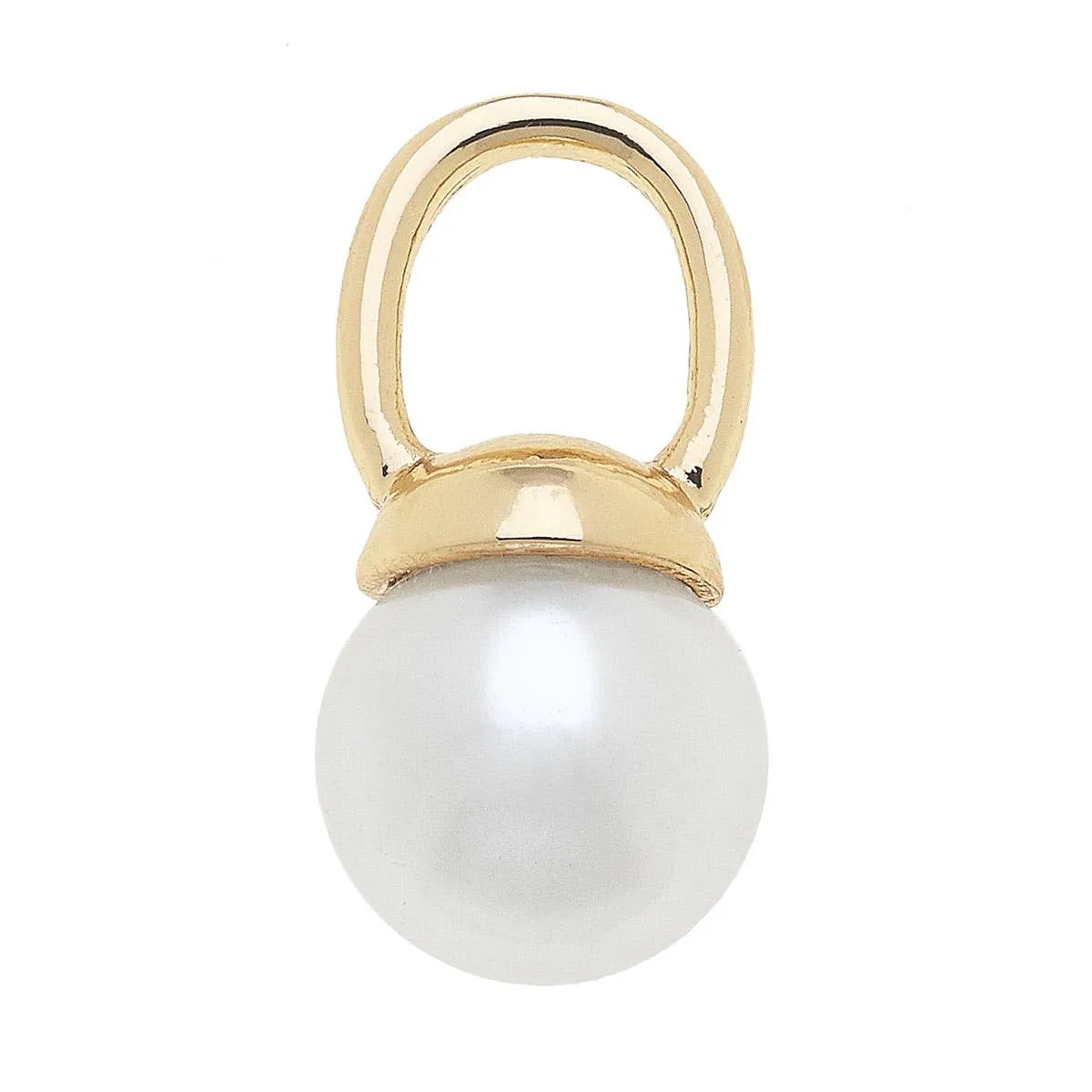CANVAS STYLE CHARM BAR -Pearl Drop Charm in Ivory