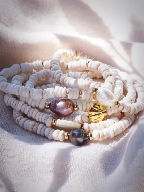 Choose your Stretchy Puka Shell Bracelet - Ali'ikai
