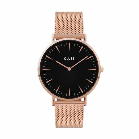 CLUSE Boho Chic Mesh Rose Gold Watch CW0101201003