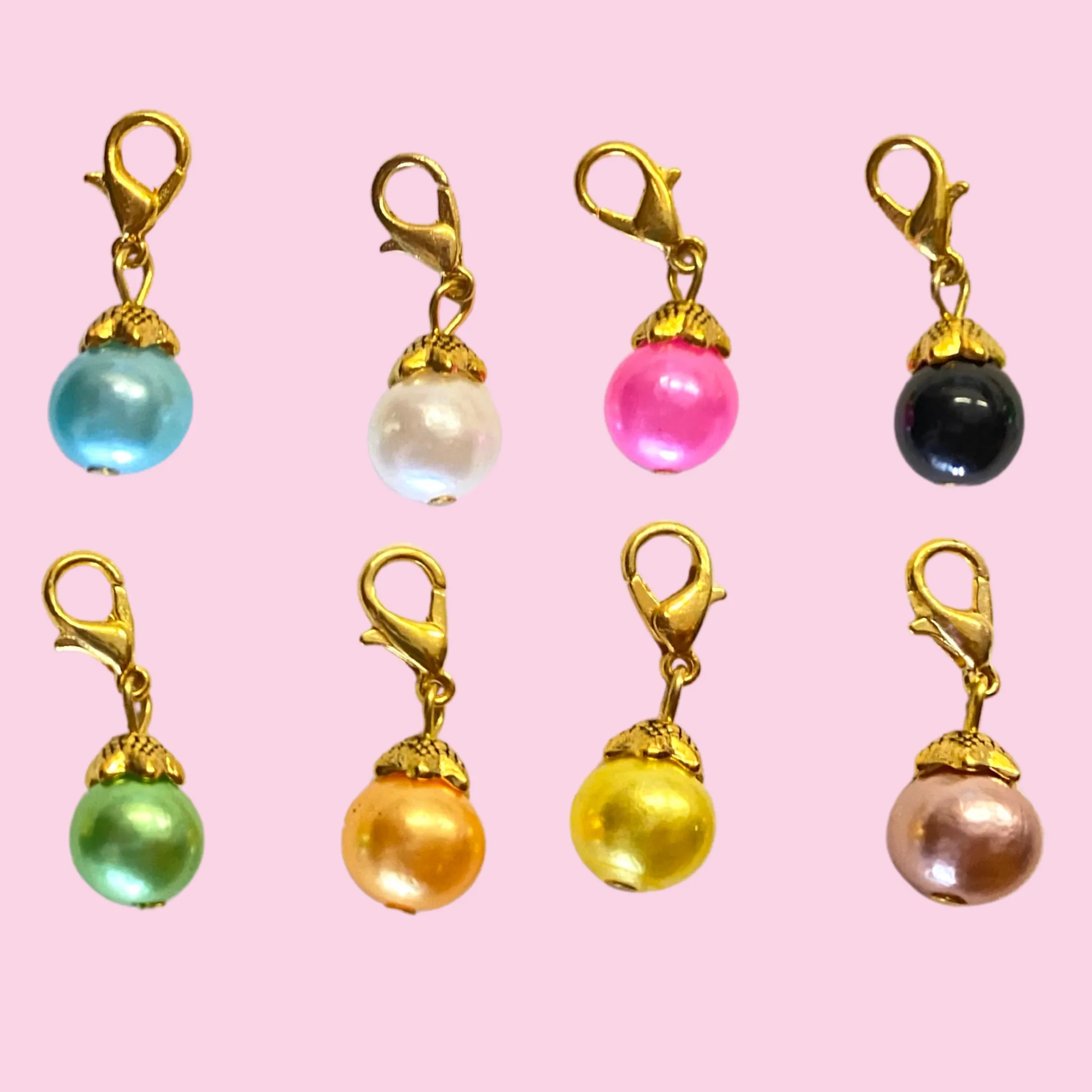 Colored Pearl Charms