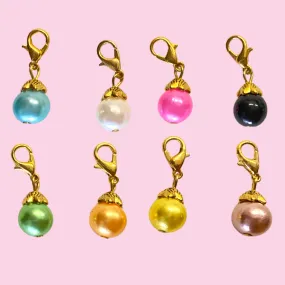 Colored Pearl Charms