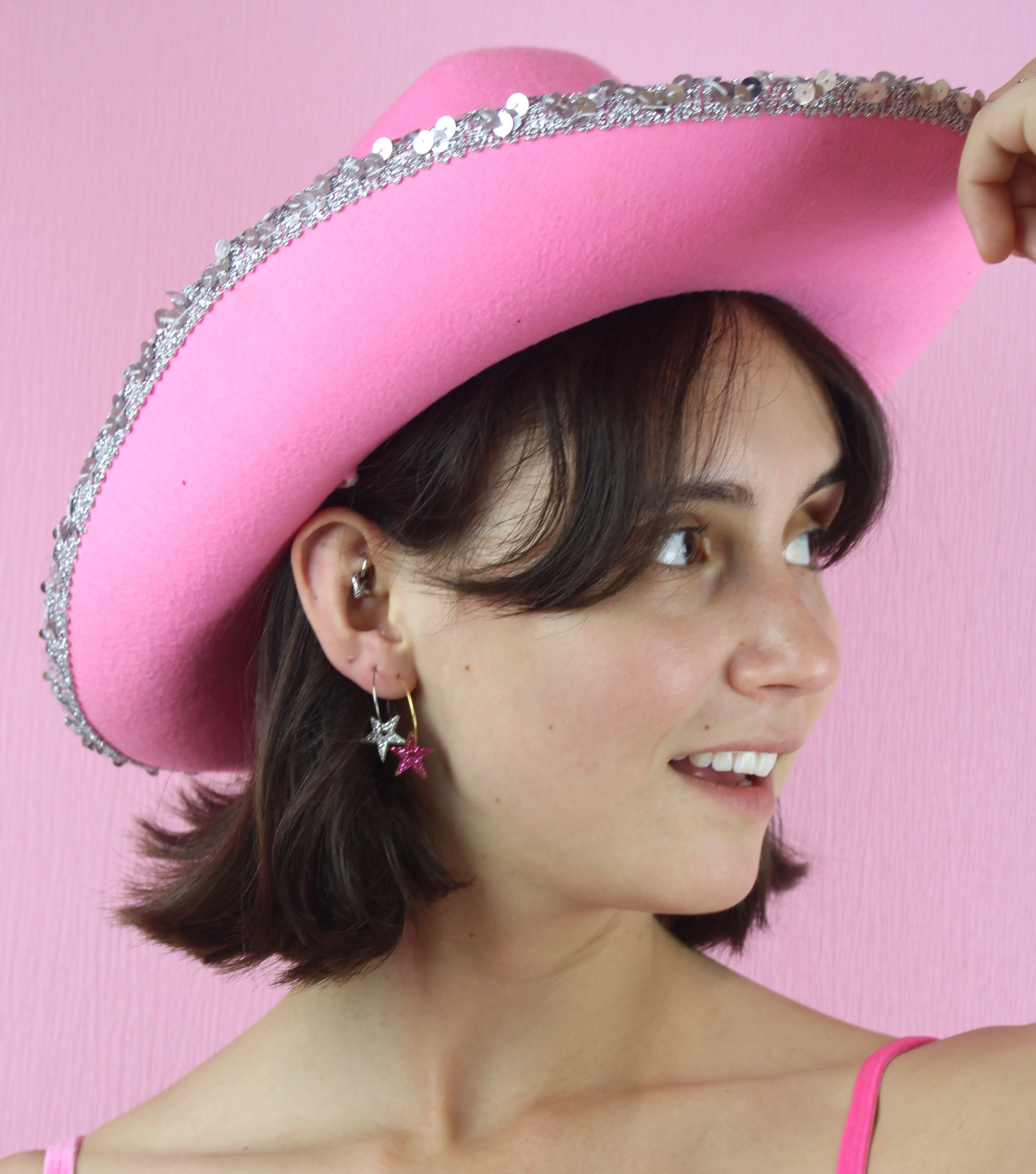 Cosmic Cowgirl Star Power Hoop Earring Set