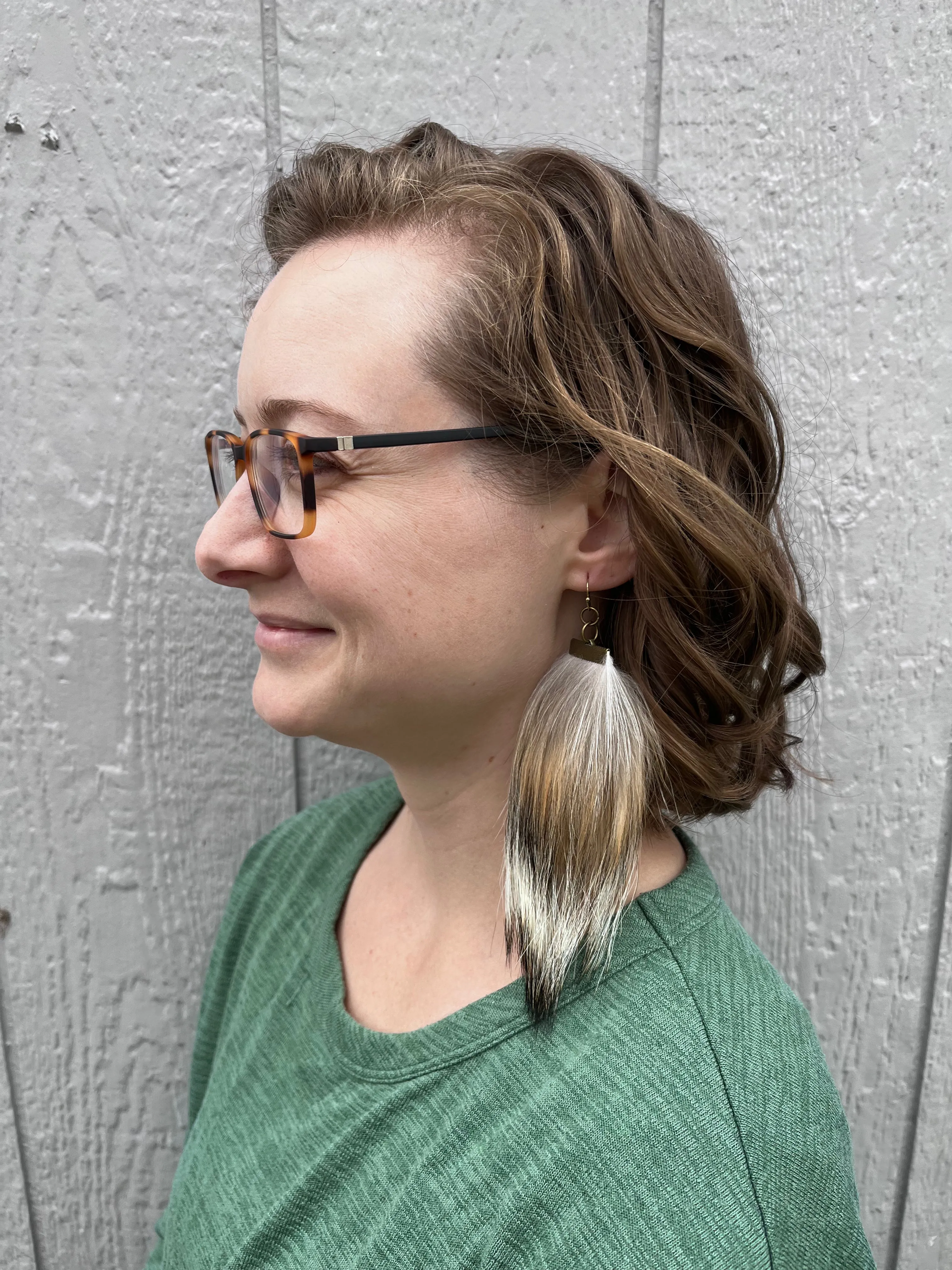 Coyote Fur Earrings
