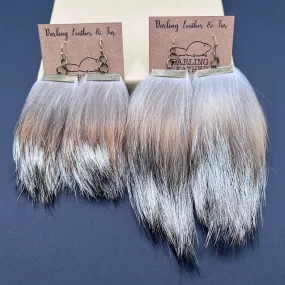 Coyote Fur Earrings