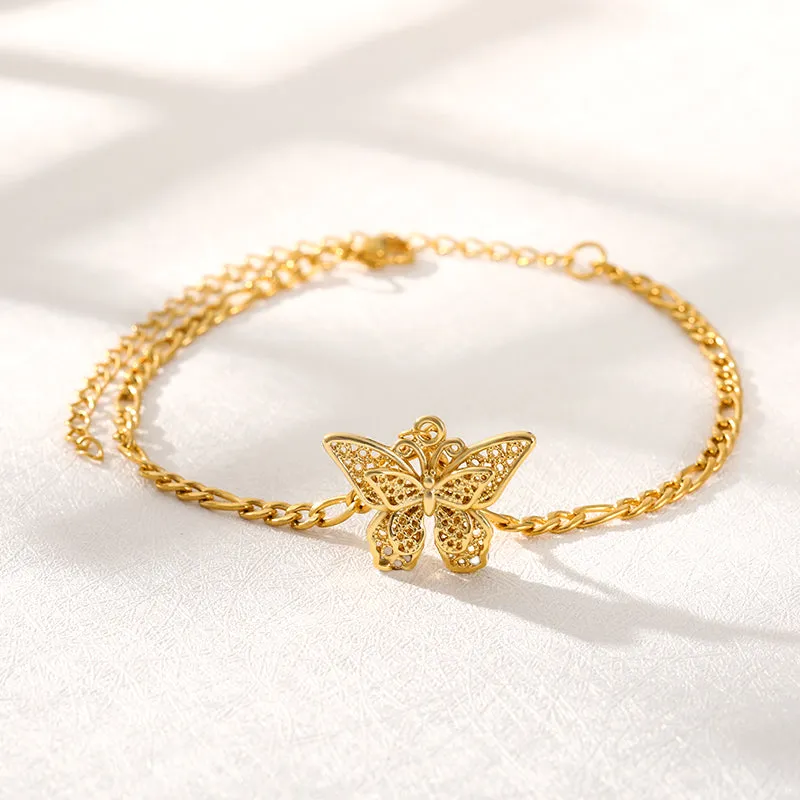 Cute Butterfly Anklets For Women