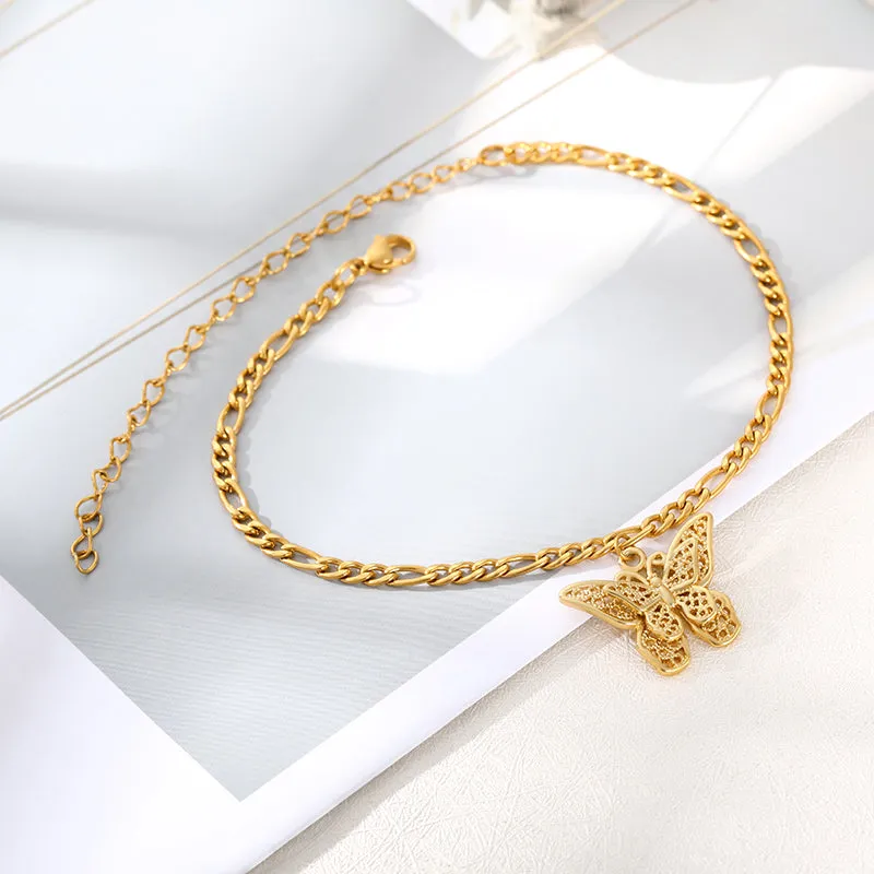 Cute Butterfly Anklets For Women