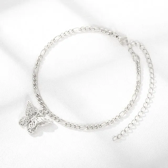 Cute Butterfly Anklets For Women