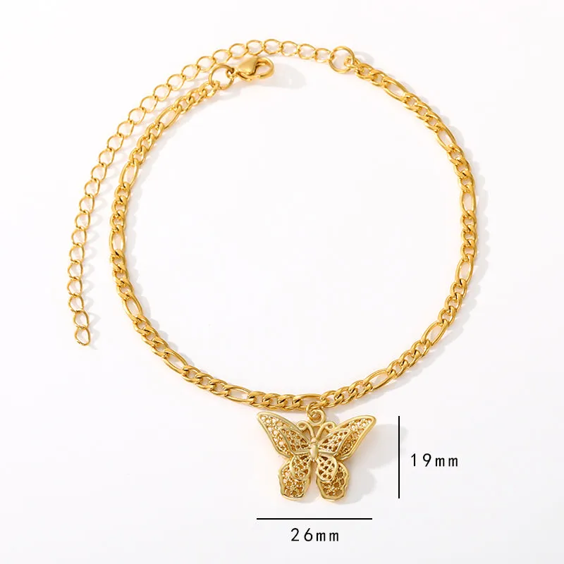 Cute Butterfly Anklets For Women