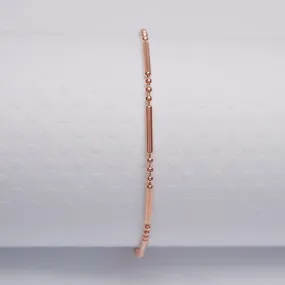 Dot Dash - Rose Gold Vermeil Anklet - ANK05 RG