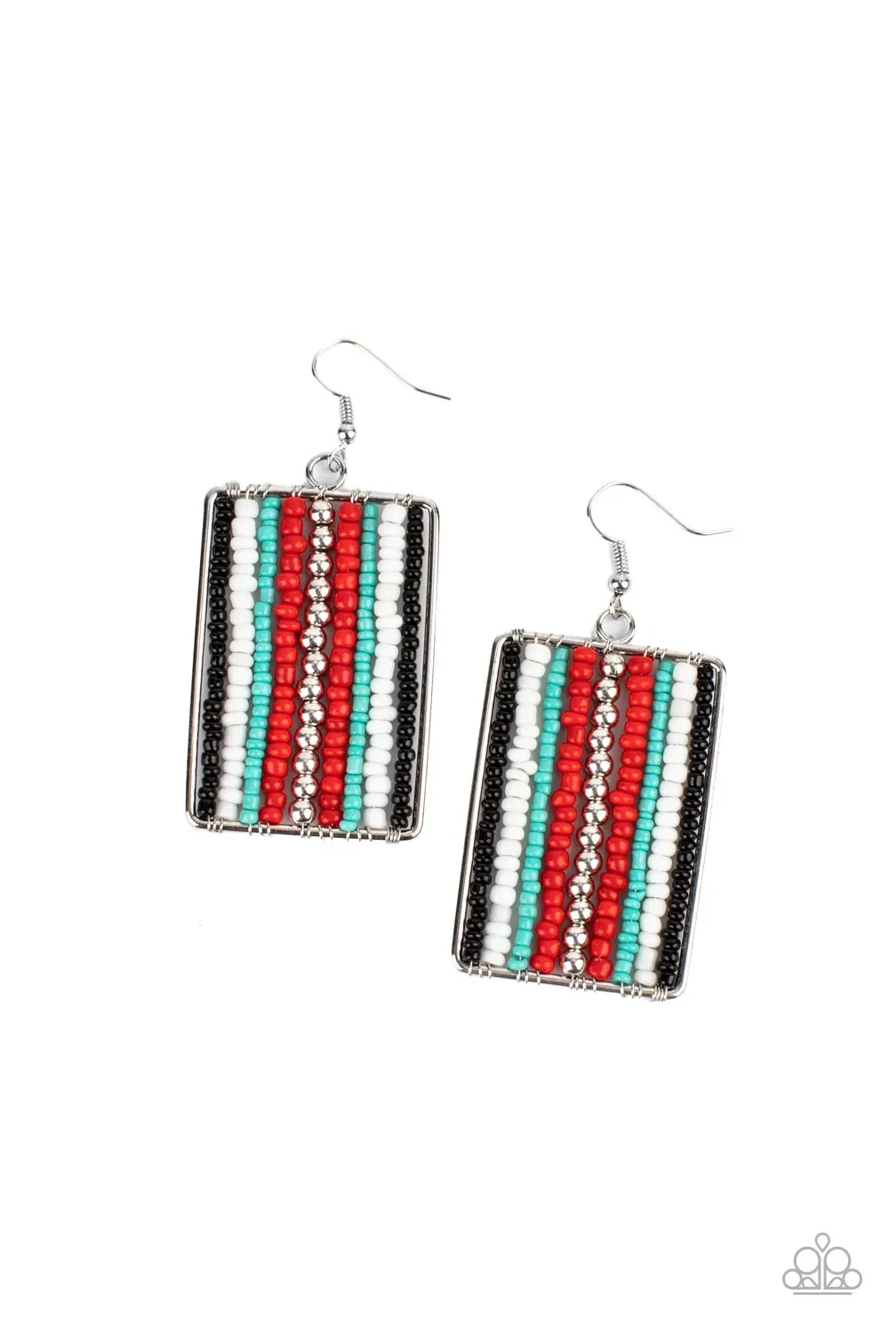 Earrings Beadwork Wonder - Red E513