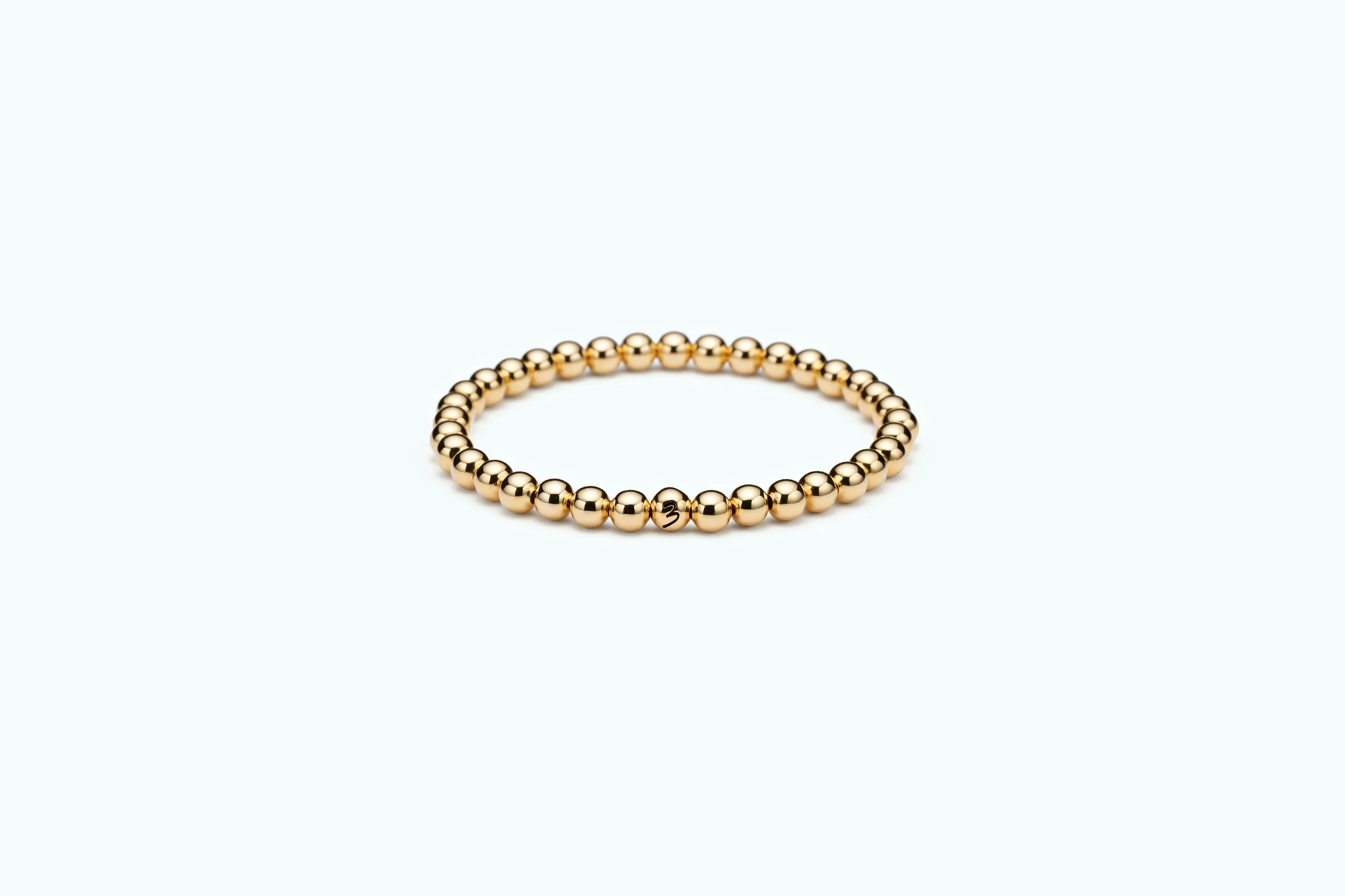 Essential Gold Ball Anklet 5mm