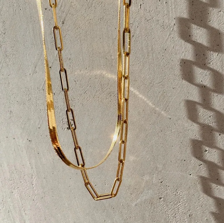 Fallon Herringbone Neclace