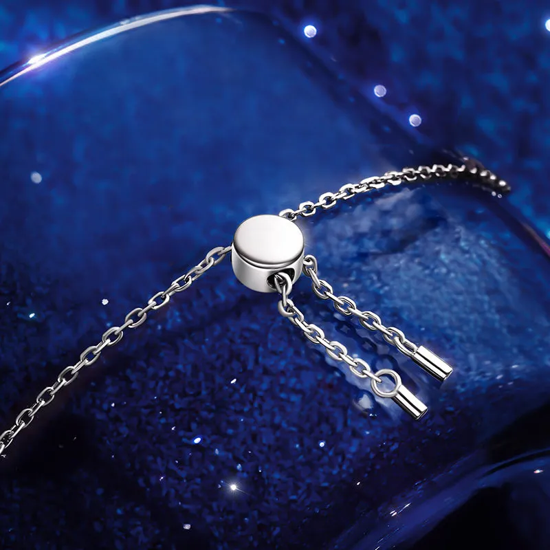 FANCIME "Starlit Aria" Galaxy Tennis Sterling Silver Bracelet