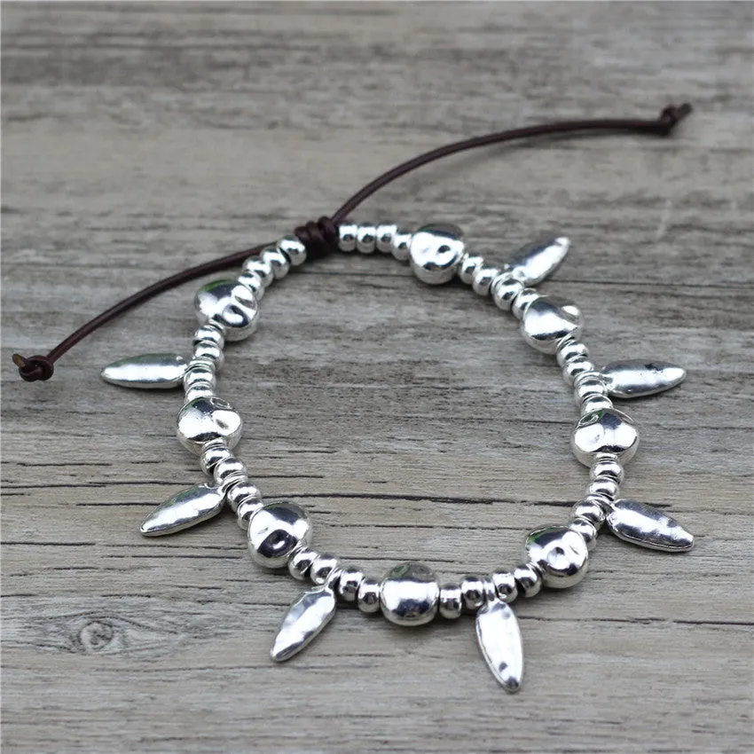 Fashion Bead Vintage Charm Adjustable Handmade Cool Anklet