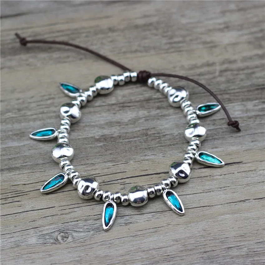 Fashion Bead Vintage Charm Adjustable Handmade Cool Anklet