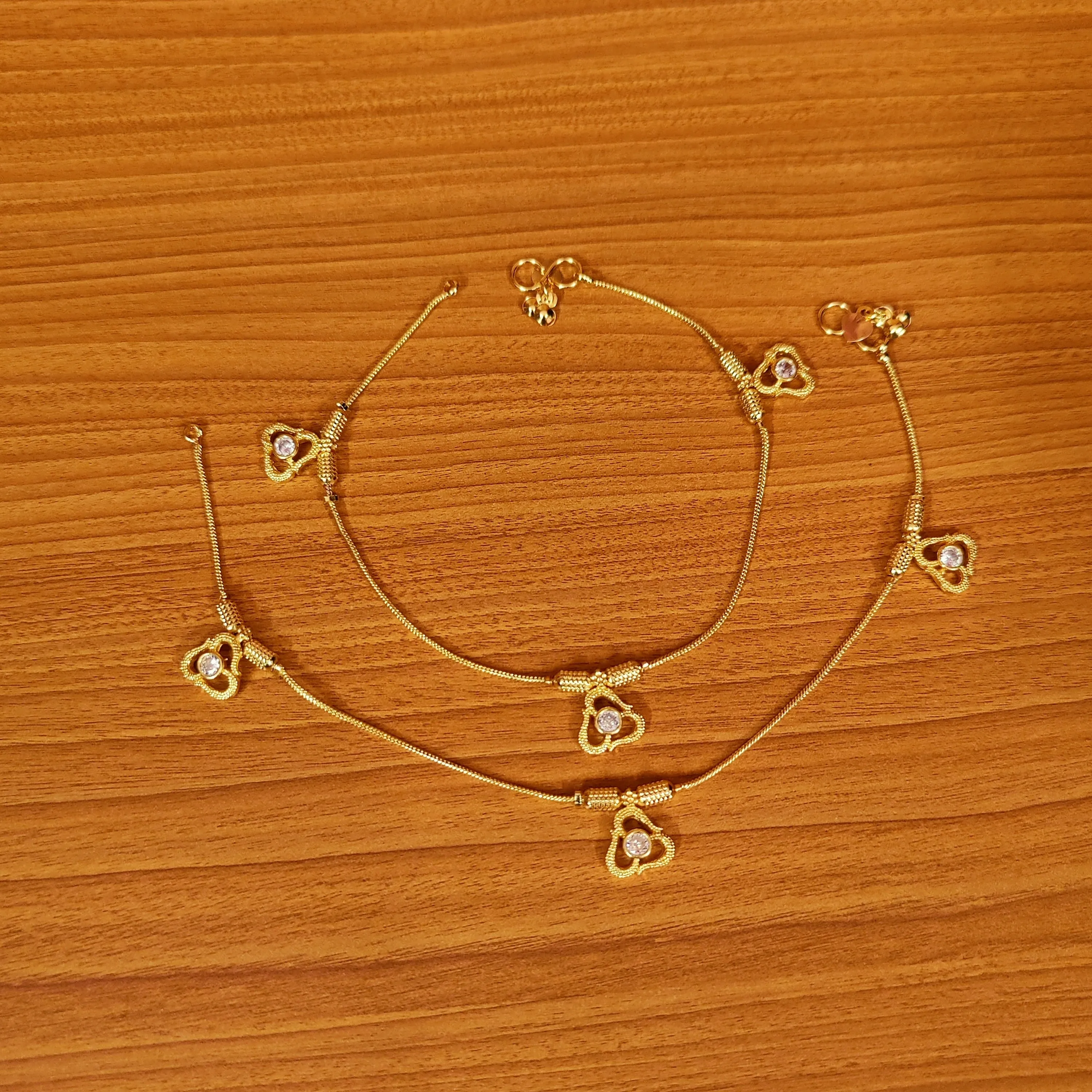 Gold Plated Anklets