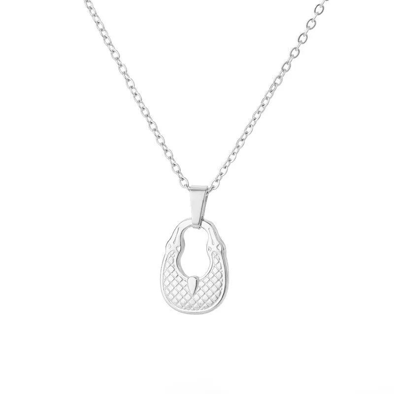 Gothic Bag Pendant Necklaces For Women