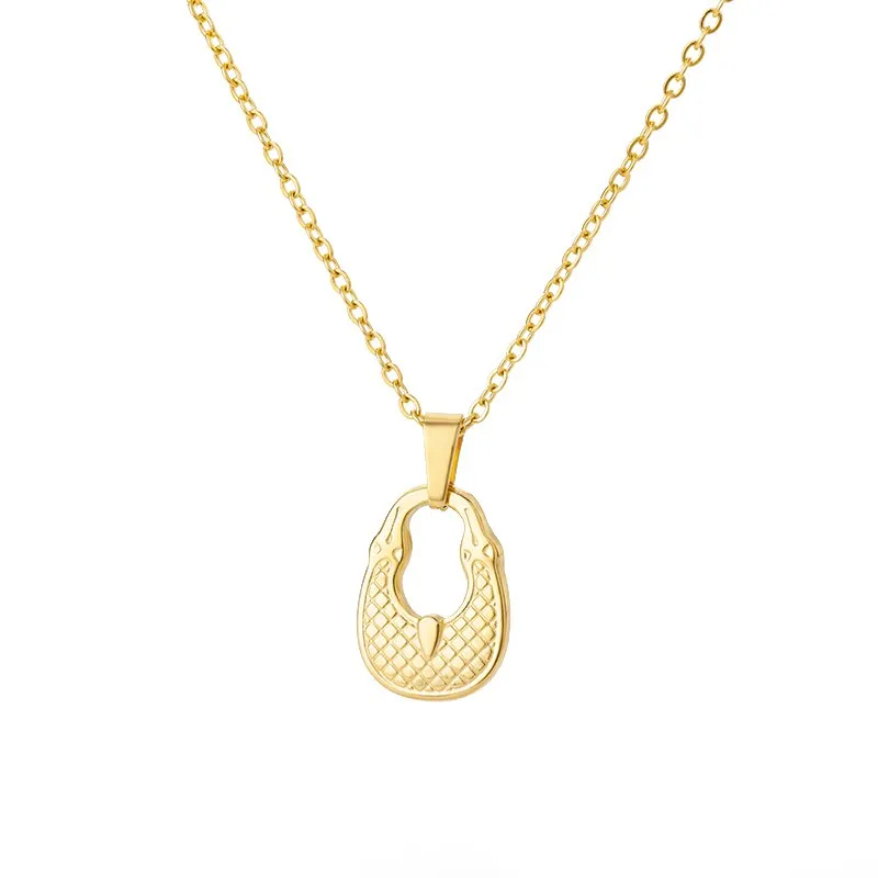 Gothic Bag Pendant Necklaces For Women