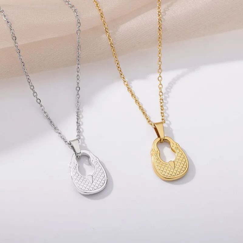 Gothic Bag Pendant Necklaces For Women