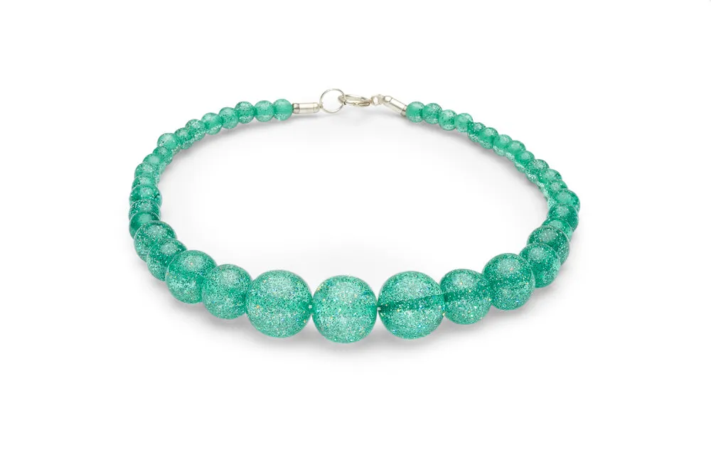 Green Lagoon Glitter Bangle