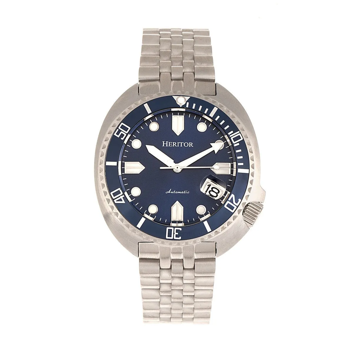 Heritor Automatic Morrison Leather-Band Watch w/Date