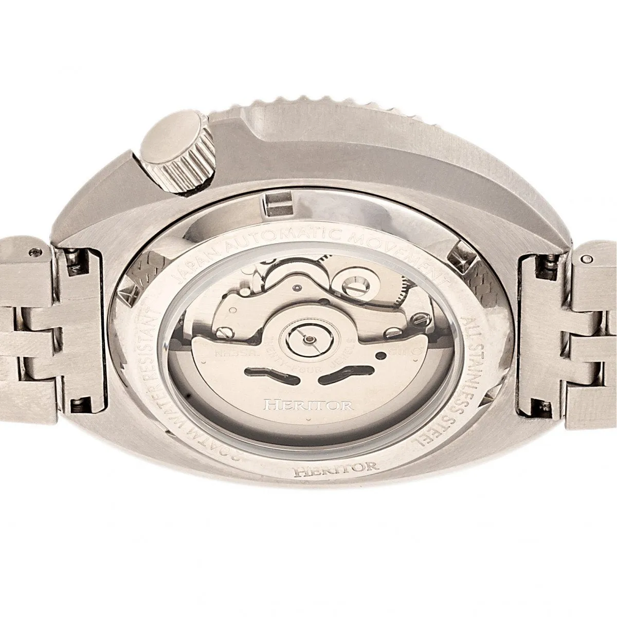 Heritor Automatic Morrison Leather-Band Watch w/Date