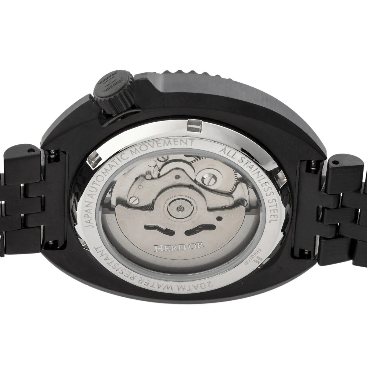 Heritor Automatic Morrison Leather-Band Watch w/Date