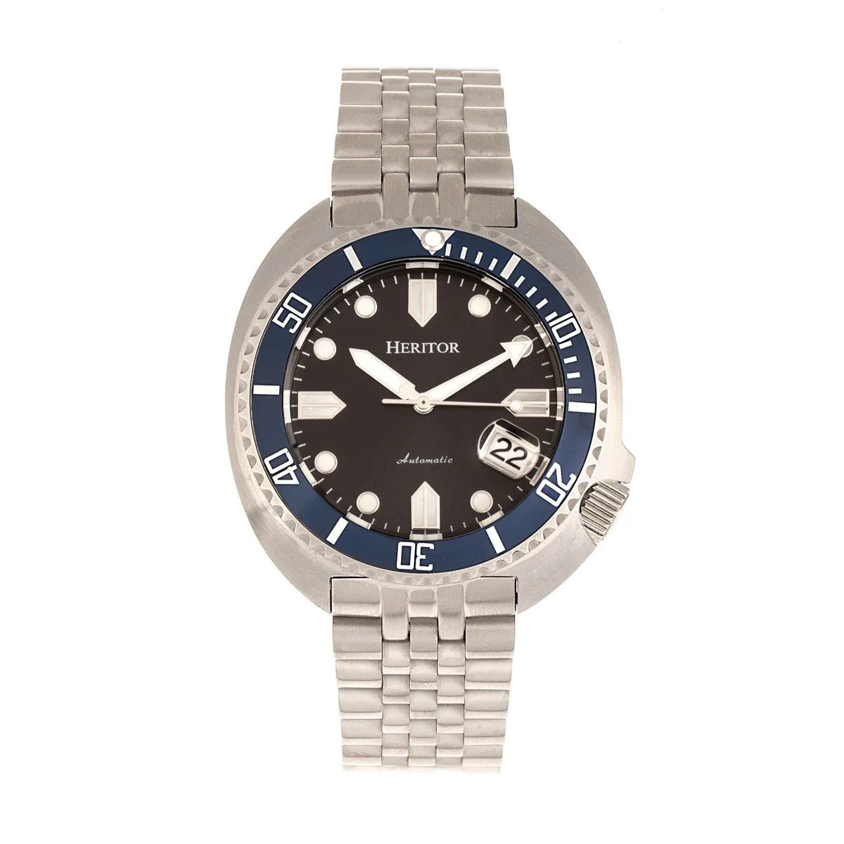 Heritor Automatic Morrison Leather-Band Watch w/Date