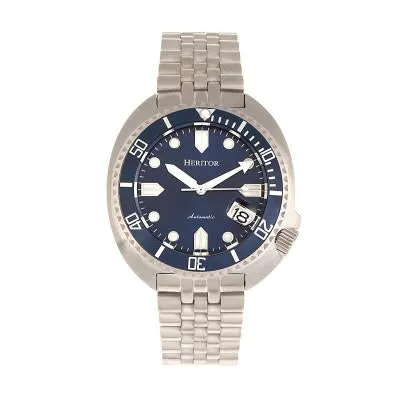 Heritor Automatic Morrison Leather-Band Watch w/Date